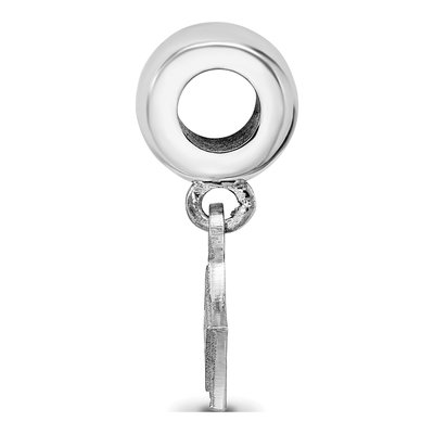 Furman University Sterling Silver Extra Small Dangle Bead – view 3