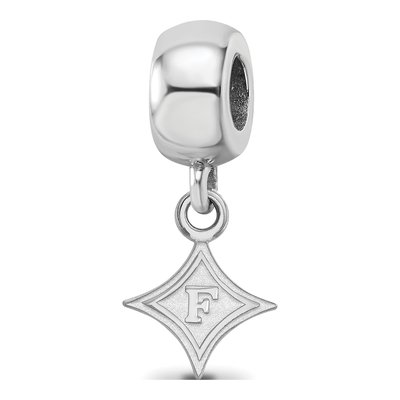 Furman University Sterling Silver Extra Small Dangle Bead