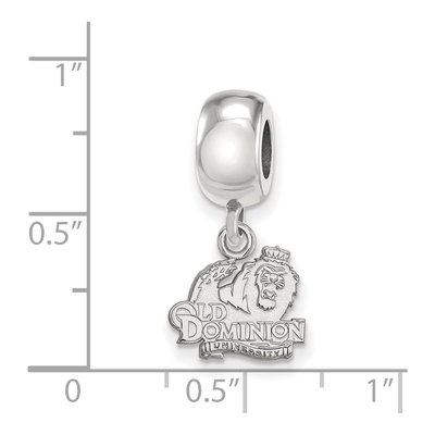 Old Dominion University Sterling Silver Extra Small Dangle Bead – view 3