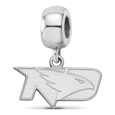 University of North Dakota Sterling Silver Extra Small UND Dangle Bead