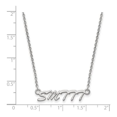 University of Southern Mississippi Sterling Silver USM Small Pendant Necklace – view 2