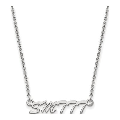 University of Southern Mississippi Sterling Silver USM Small Pendant Necklace