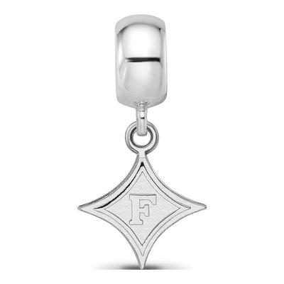 Furman University Sterling Silver Dangle Bead Charm – view 4