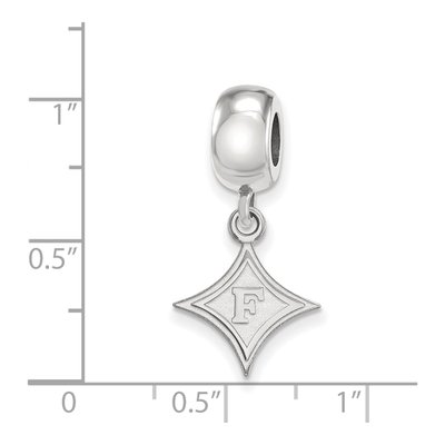 Furman University Sterling Silver Dangle Bead Charm – view 5