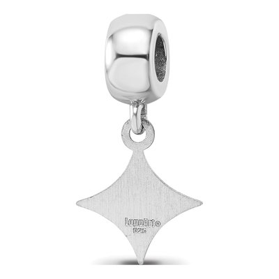 Furman University Sterling Silver Dangle Bead Charm – view 6