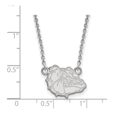 Gonzaga University Sterling Silver Bulldogs Pendant Necklace – view 2