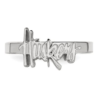 University of Nebraska Sterling Silver Huskers Toe Ring – view 4