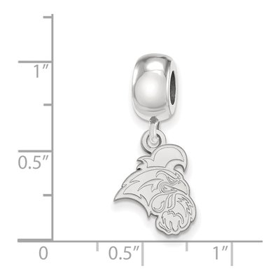 Coastal Carolina University Sterling Silver Small Chanticleer Dangle Bead – view 3