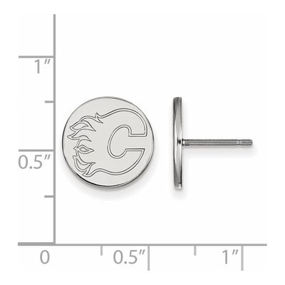 Calgary Flames Sterling Silver Earrings – view 2