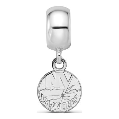 New York Islanders Sterling Silver Extra Small NY Dangle Bead – view 4