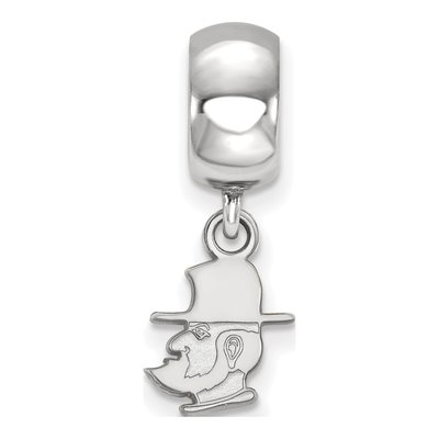 Appalachian State University Sterling Silver Extra Small Mountaineer Dangle Bead – view 3