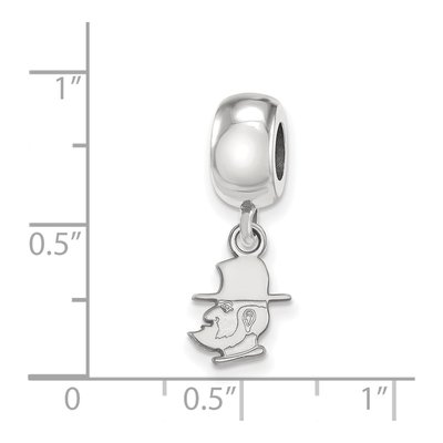 Appalachian State University Sterling Silver Extra Small Mountaineer Dangle Bead – view 4