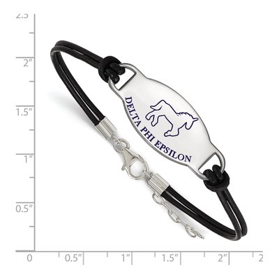 Delta Phi Epsilon Sterling Silver Charm Bracelet – view 2