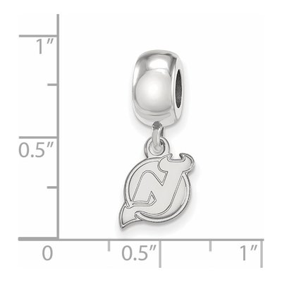 New Jersey Devils Sterling Silver Dangle Bead Charm – view 3
