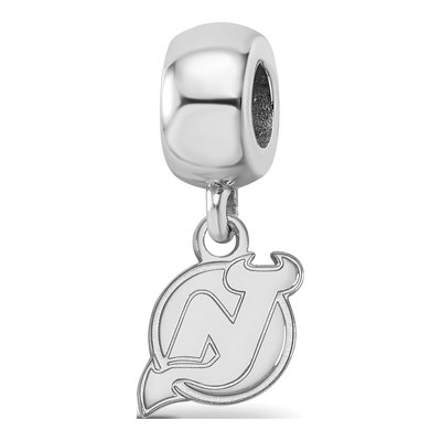 New Jersey Devils Sterling Silver Dangle Bead Charm