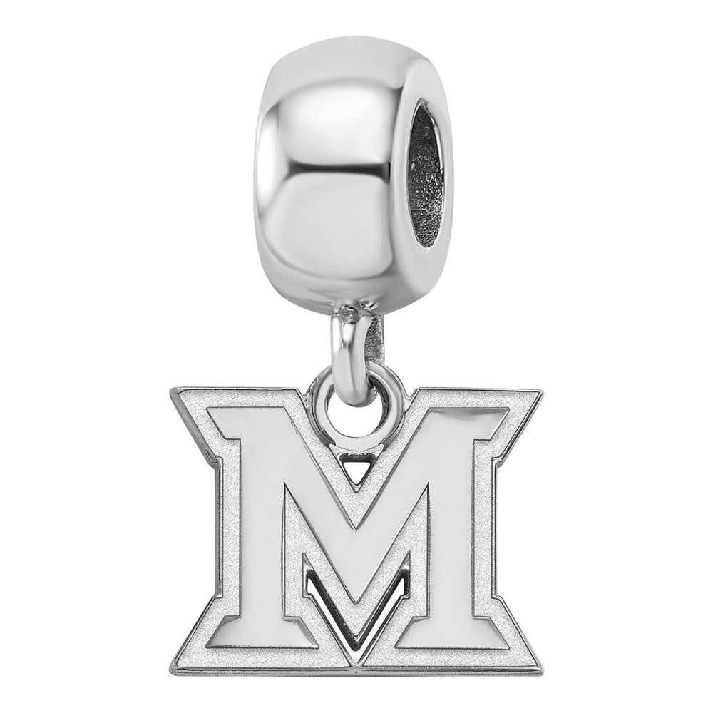 Miami University Letter M Bead Charm