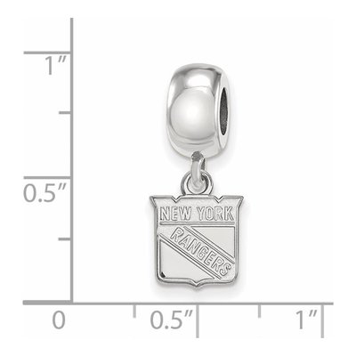 New York Rangers Sterling Silver Extra Small NY Dangle Bead – view 5
