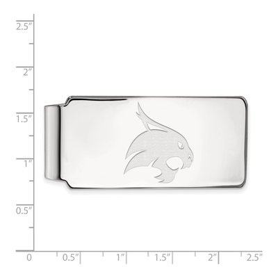 Texas State Bobcats Sterling Silver Money Clip – view 2