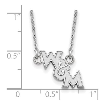 College of William & Mary Sterling Silver Of Small Pendant – view 3