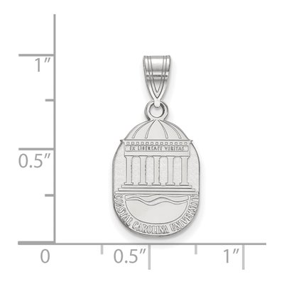 Coastal Carolina University Sterling Silver Medium Crest Pendant – view 2
