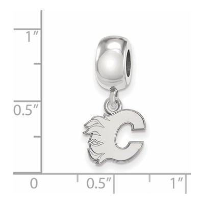 Calgary Flames Sterling Silver Extra Small Letter C Dangle Bead – view 3