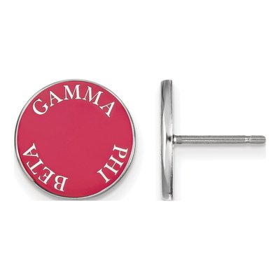 Gamma Phi Beta Sterling Silver Stud Earrings