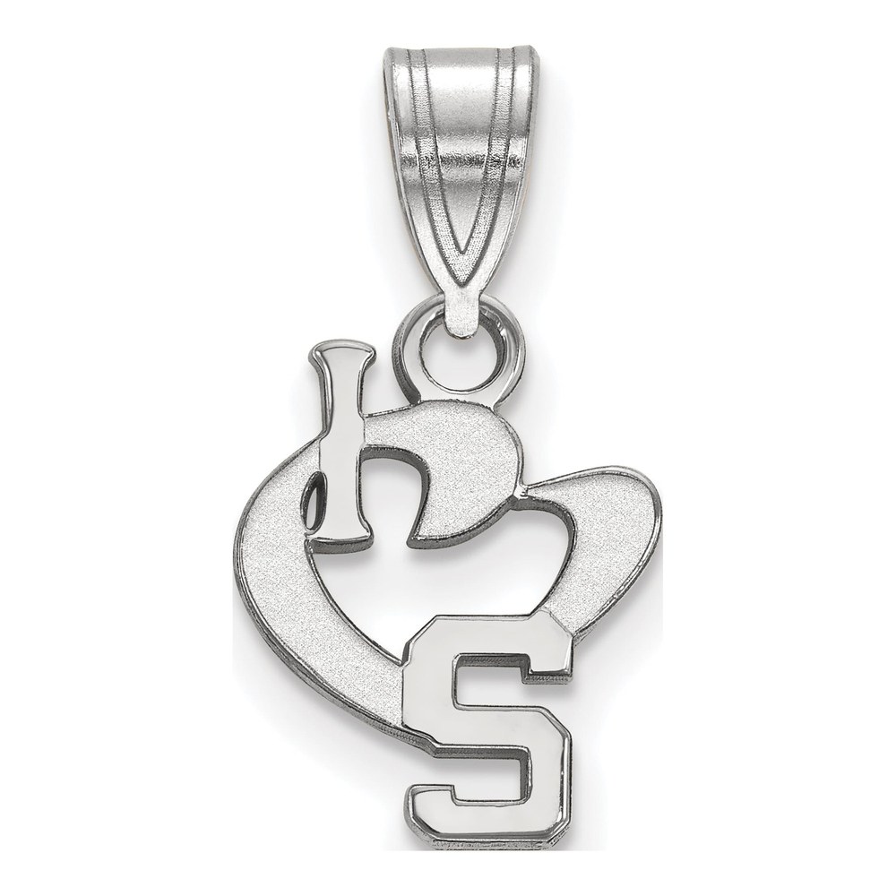 Michigan State Small I Heart Logo Pendant