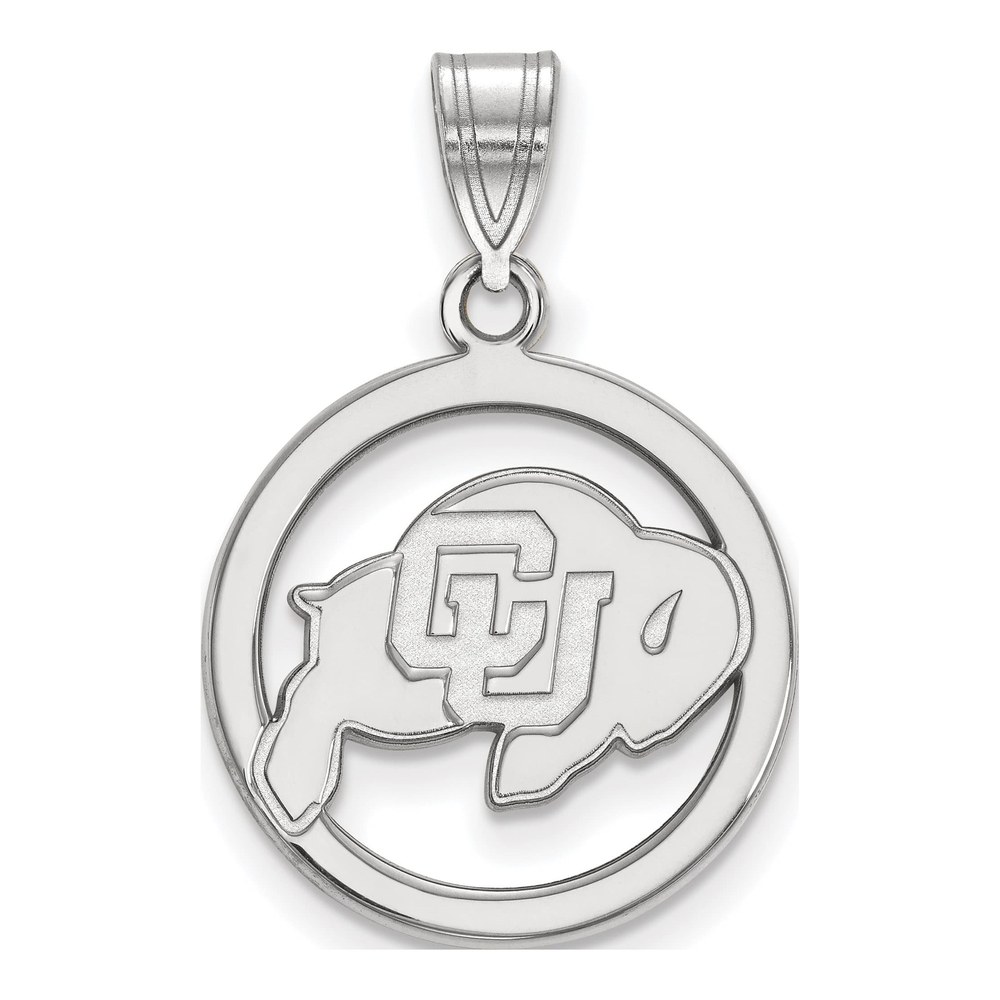 University of Colorado Buffaloes Silver Pendant