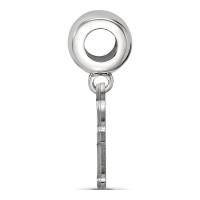 Baylor University Sterling Silver Small Bears Dangle Bead – view 2