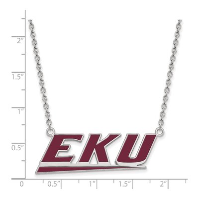 Eastern Kentucky University Sterling Silver Large EKU Pendant Necklace – view 2