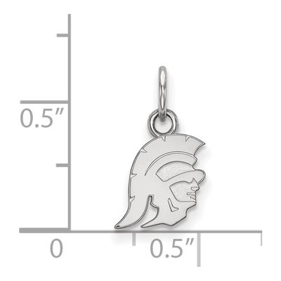 University of Southern California Sterling Silver USC Trojans Extra Small Pendant – view 2