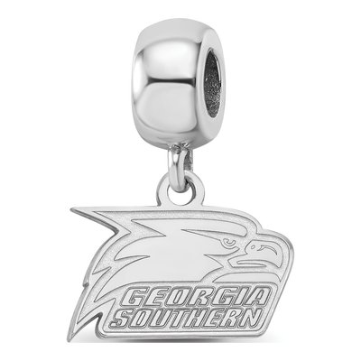 Georgia Southern University Sterling Silver Extra Small Eagle Dangle Bead