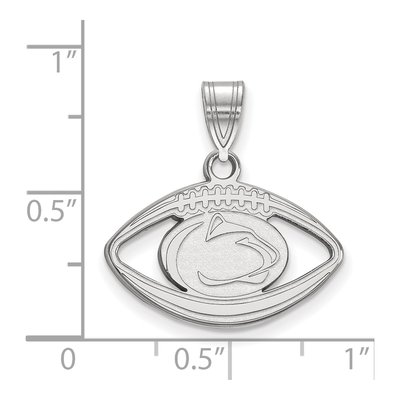 Pennsylvania State University Sterling Silver Medium Penn Lion Pendant – view 2