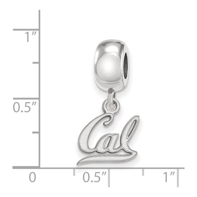 University of California Berkeley Sterling Silver Extra Small UC Dangle Bead – view 3
