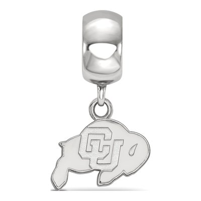 University of Colorado Sterling Silver Extra Small Of Buffalo Dangle Bead – view 2