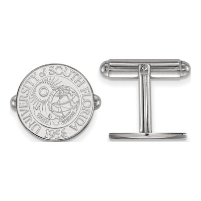 USF Bulls Sterling Silver Crest Cuff Links