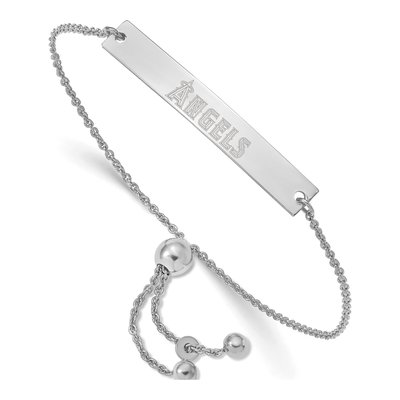 Los Angeles Angels Sterling Silver Bar Bracelet