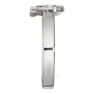 Georgia Institute of Technology Sterling Silver Tech G-T Toe Ring – view 3