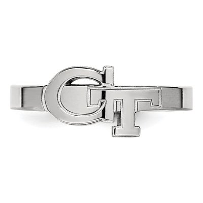 Georgia Institute of Technology Sterling Silver Tech G-T Toe Ring – view 4