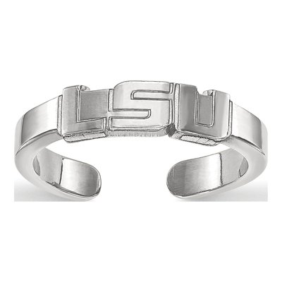 Louisiana State University Sterling Silver LSU Toe Ring