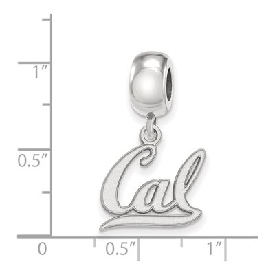 University of California Berkeley Sterling Silver Small UC Dangle Bead – view 3