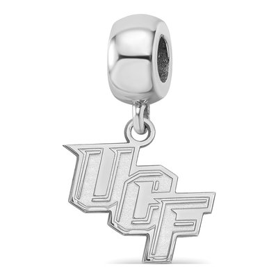 University of Central Florida Sterling Silver Small UCF Dangle Bead