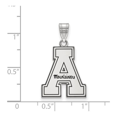 Appalachian State University Sterling Silver Enameled Large Pendant – view 2