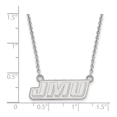 James Madison University Sterling Silver JMU Pendant Necklace – view 2