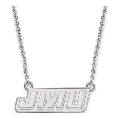James Madison University Sterling Silver JMU Pendant Necklace