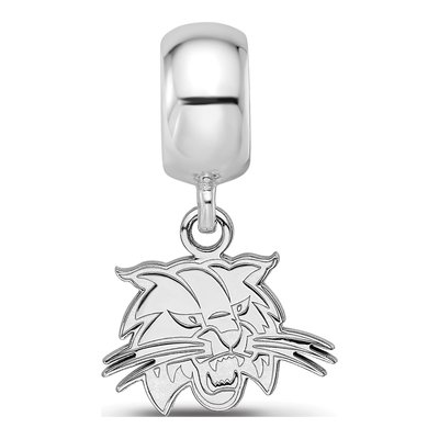 Ohio University Sterling Silver Extra Small Bobcat Dangle Bead – view 4