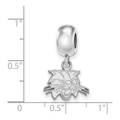 Ohio University Sterling Silver Extra Small Bobcat Dangle Bead – view 5