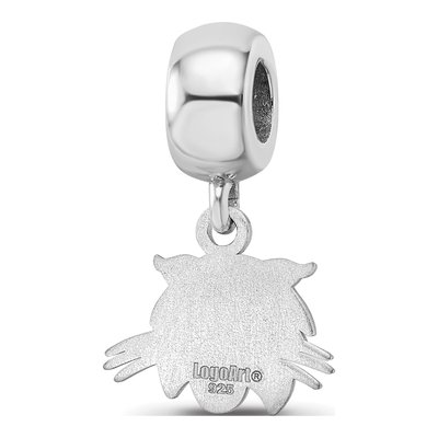 Ohio University Sterling Silver Extra Small Bobcat Dangle Bead – view 6