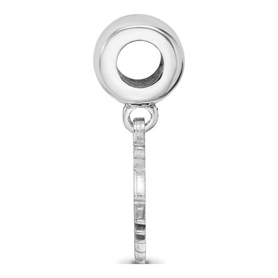 Ohio University Sterling Silver Small Bobcat Dangle Bead – view 3