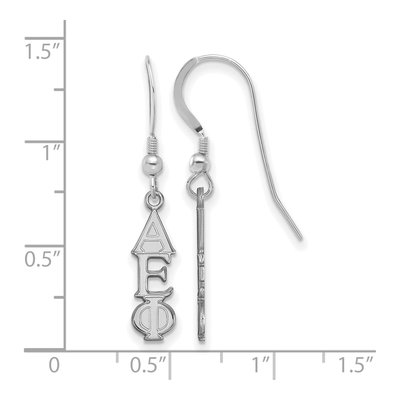 Alpha Epsilon Phi Sterling Silver Earrings – view 2